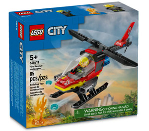 LEGO Fire Rescue Helicopter Set 60411 Packaging