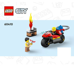 LEGO Feu Rescue Moto 60410 Instructions