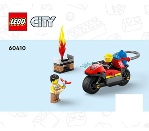 LEGO Fire Rescue Motorcycle 60410 Instructies