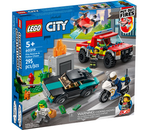 LEGO Fire Rescue & Police Chase Set 60319 Packaging