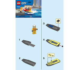 LEGO Fire Rescue Water Scooter Set 30368 Instructions