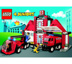 LEGO Fire Squad HQ Set 4657 Instructions