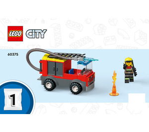 LEGO Feuer Station und Feuer Motor 60375 Instructions