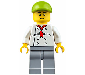 LEGO Brand Station Hot Hond Vendor minifiguur