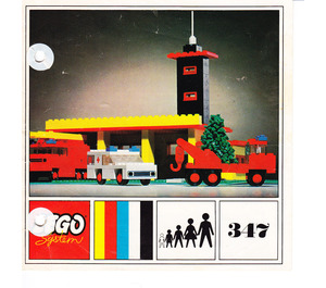 LEGO Fire Station Set 347-1 Instructions