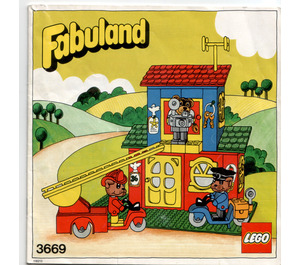LEGO Feu Station 3669 Instructions