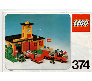 LEGO Fire Station 374-1 Instruktioner