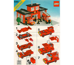 LEGO Feuer Station 6382 Instructions