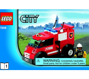 LEGO Fire Station 7208 Instrucciones