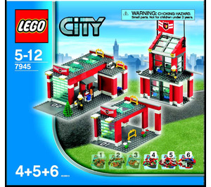 LEGO Fire Station 7945 Anleitungen