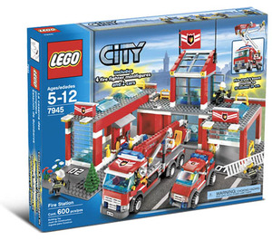 LEGO Fire Station Set 7945 Packaging