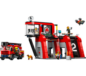 LEGO Brand Station met Brand Truck 60414