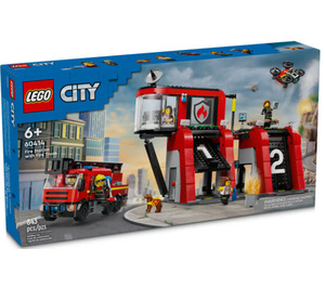 LEGO Fire Station with Fire Truck Set 60414 Packaging