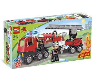 LEGO Feu Truck 4977 Packaging