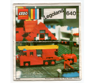 LEGO Fire Truck 640-1 Instrukce