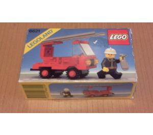 LEGO Fire Truck Set 6621 Packaging