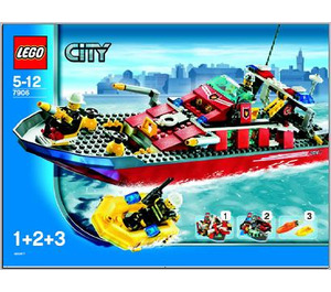 LEGO Fireboat 7906 Instructions