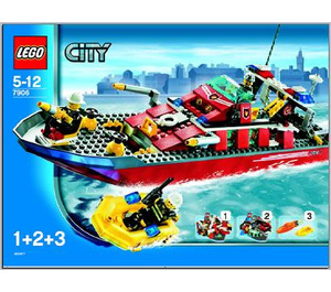 LEGO Fireboat Set 7906 Instructions