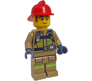 LEGO Firefighter Bob with Dark Tan Suit Minifigure