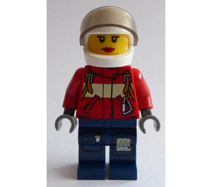 LEGO Firefighter Female Pilot Minifigur