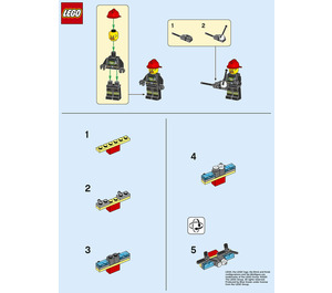 LEGO Firefighter Foil Pack 952002 Ohjeet