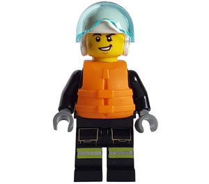 LEGO Firefighter, Male (60373) Minifigur