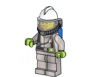 LEGO Brandmand, Hankøn (60374) Minifigur