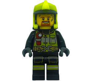 LEGO Firefighter, Male (60375) Minifigure