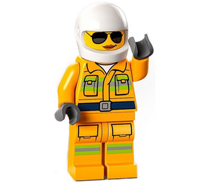 LEGO Firefighter Pilot with Sunglasses Minifigure