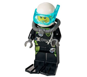 LEGO Firefighter Scuba Diver Minifigur