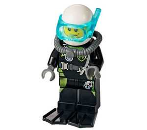 LEGO Brandweerman Scuba Diver Minifiguur