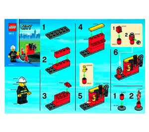 LEGO Firefighter 5613 Instructions