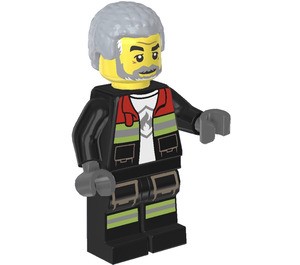 LEGO Firefighter avec Beard Figurine