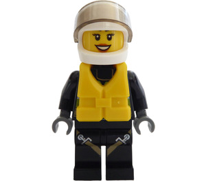 LEGO Pompiere con Giubbotto di salvataggio Minifigure