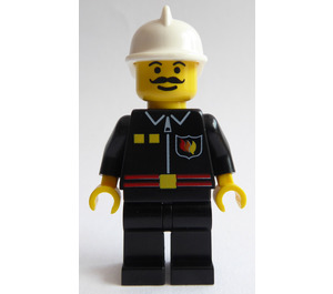 LEGO Firefighter with Moustache Minifigure