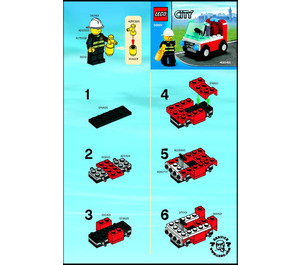 LEGO Fireman's Car Set 30001 Instructions