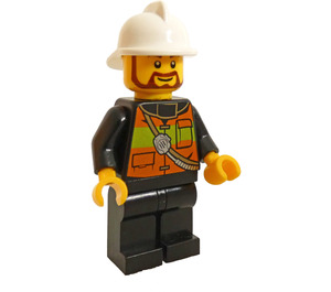 LEGO Brandman med Skägg Minifigur