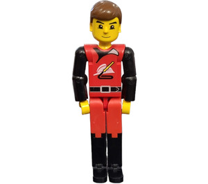 LEGO Fireman with Brown Hair Technic Figure