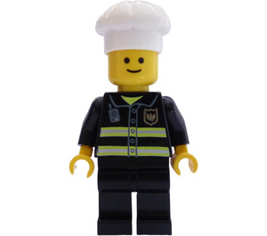 LEGO Fireman met Chef's Hoed minifiguur