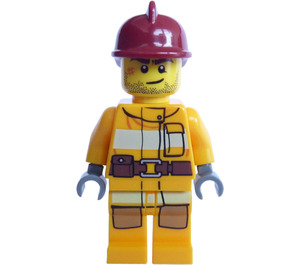 LEGO Feuerwehrmann mit Crooked Smile Minifigur