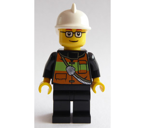 LEGO Fireman mit Glasses Minifigur