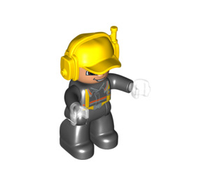 LEGO Fireman with headset Duplo Figure