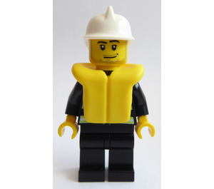 LEGO Fireman with Life Jacket Minifigure