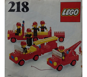 LEGO Firemen Set 218-1 Instructions
