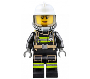 LEGO Firewoman met Breathing Apparatus minifiguur