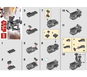 LEGO First Order Heavy Assault Walker Set 30497 Instructions