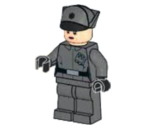 LEGO First Order Officer with Gray Uniform (Female) Minifigure