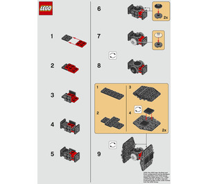 LEGO First Order SF TIE Fighter 911953 Instructions