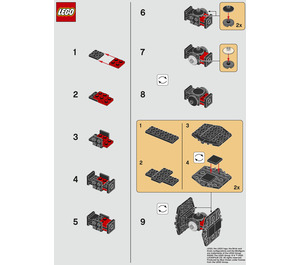 LEGO First Order SF TIE Fighter Set 911953 Instructions