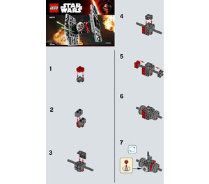 LEGO First Order Special Forces TIE Fighter Set 30276 Instructions